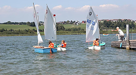 Aktiv sein bei den Wasserspielen Wallersee