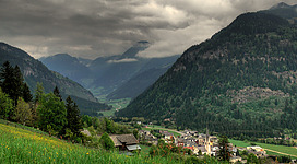 Another HDR image of one of the Austrian vallies. It depicts the village of Winklern in Mölltal, Carinthia.