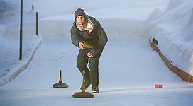 Eisstockschießen auf der Eisstockbahn Kleinarl
