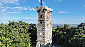 Observation tower “Jubiläumswarte” in Bad Vöslau, Lower Austria.