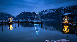 Weihnachtsengel Aloysius in Unterach am Attersee