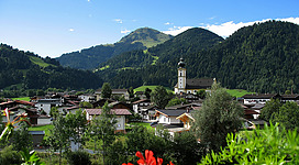 Village of Söll, Tirol, Austria