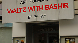 Das Wiener Stadtkino mit Programmhinweis