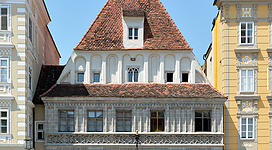 So called Bummerlhaus, Stadtplatz 32, Steyr, Upper Austria