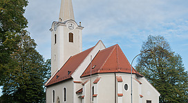 Church in Weppersdorf, Burgenland, Austria