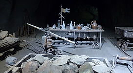 Hinterbrühl ( Lower Austria ). Lake grottoes: Museum in the former plaster mine.