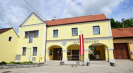 Municipality office at Velm-Götzendorf, Lower Austria, Austria