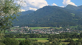 Irdning von Nordwesten, Steiermark