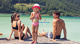 Im Seebad Atoll Achensee schwimmen und entspannen