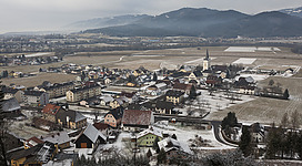 Blick vom Kalvarienberg auf Sankt Margarethen