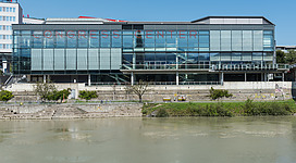 Congress Center on Europaplatz #1, statutary city Villach, Carinthia, Austria, EU