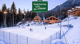 Eislaufen am Natur-Eislaufplatz - Sportarena Zloam