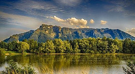 Angel im Autobahnsee