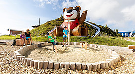 Einen Ausflug ins Pepis Kinderland machen