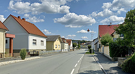 Obere Hauptstraße in Kohfidisch.