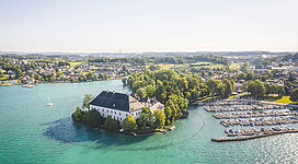 Seeschloß Kammer von oben fotografiert