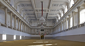The winter riding manege of the Spanish Riding School ("Spanische Hofreitschule") in Vienna, Austria.
