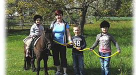 Ausritt durch Wiesen und Wälder