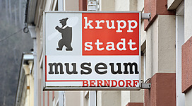 krupp stadt museum BERNDORF in einem der Gebäude der ehemaligen Konsumanstalt, Schwarz- und Weißbäckerei, Wurstfabrik der Berndorfer Metallwarenfabrik.