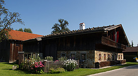 Aignerhaus, Garten, Freilichtmuseum, Attergau, Salzkammergut