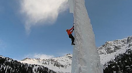 Eisklettern im Naturfreundehaus Kolm Saigurn