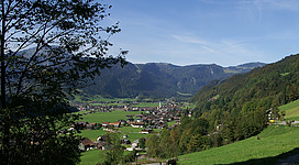 Gemeinde Bezau Blick von der Halde.