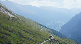 Bilder von der Großglockner Hochalpenstraße. Berge.